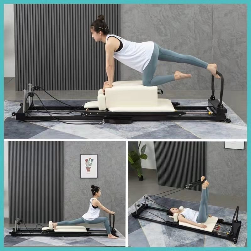 Pilates Yoga Exercises - Lit de Pilates pliable pour entraînement