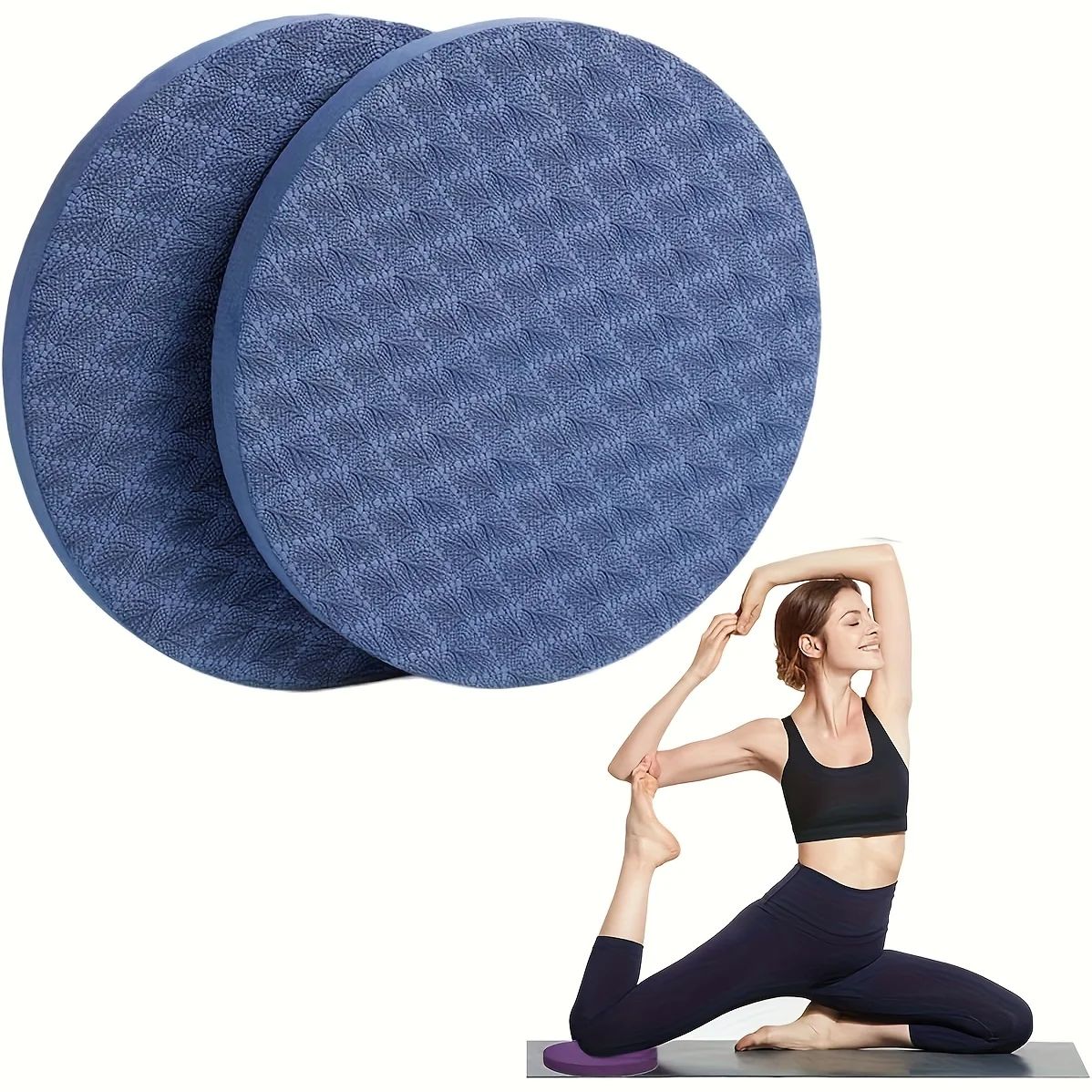 Pilates Yoga Kit - Lot de 2 genouillères de yoga,