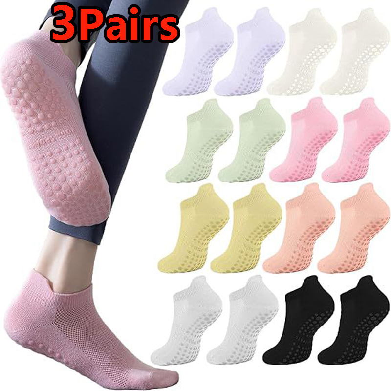 Youtube Yoga Pilates - 3 paires de chaussettes de yoga