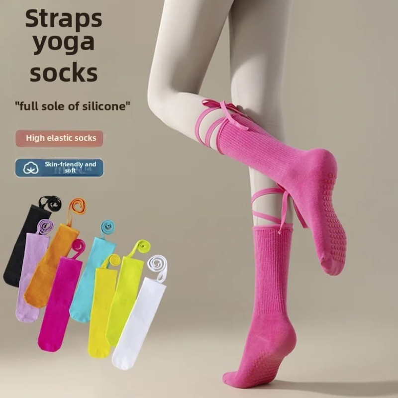 Youtube Yoga Pilates - 1 paire de chaussettes de yoga