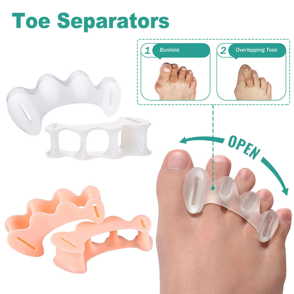 Toe Separator Silicon - Séparateur d'orteils en Gel dur en