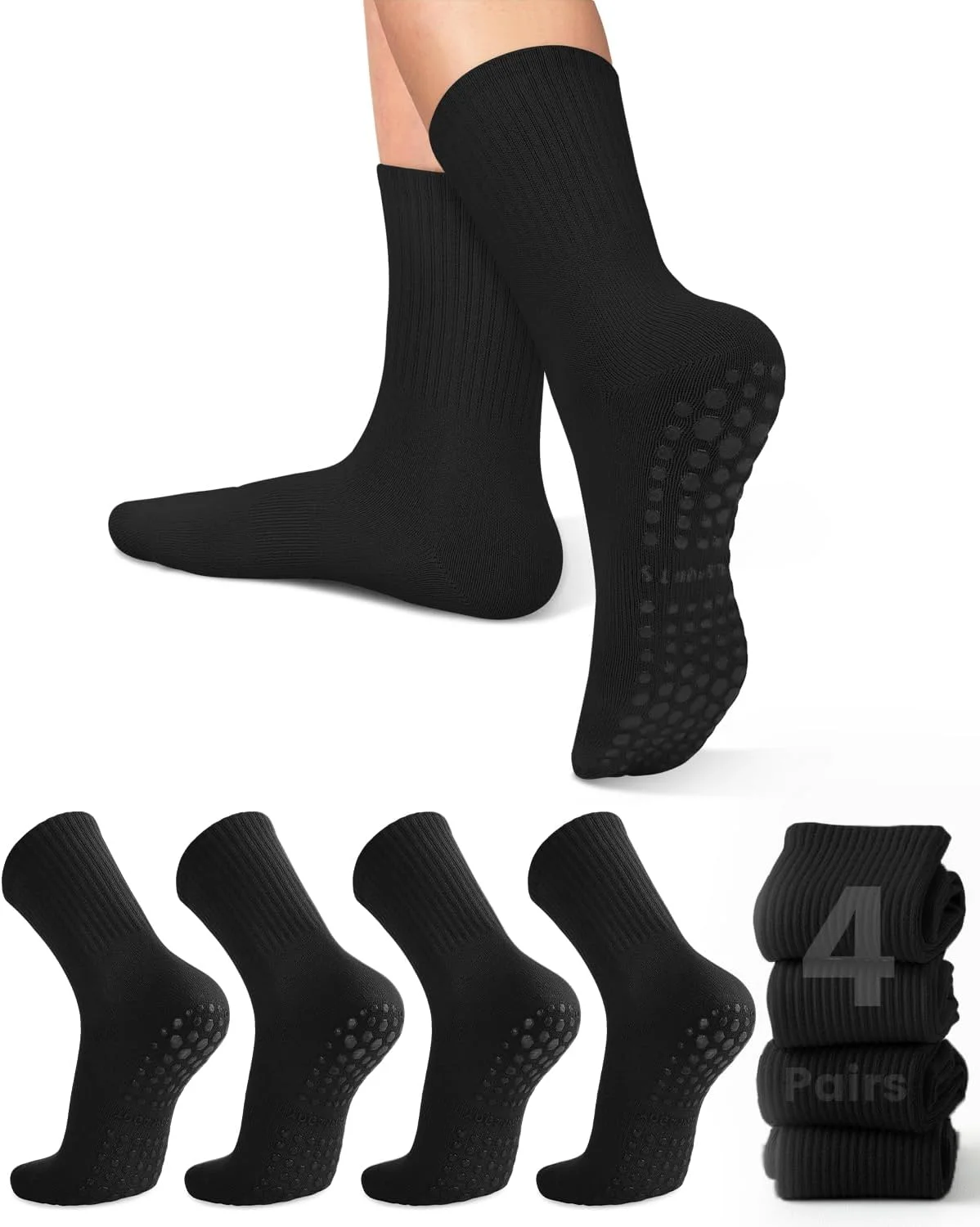Yoga Pilates Yoga - 4 paires de chaussettes de yoga