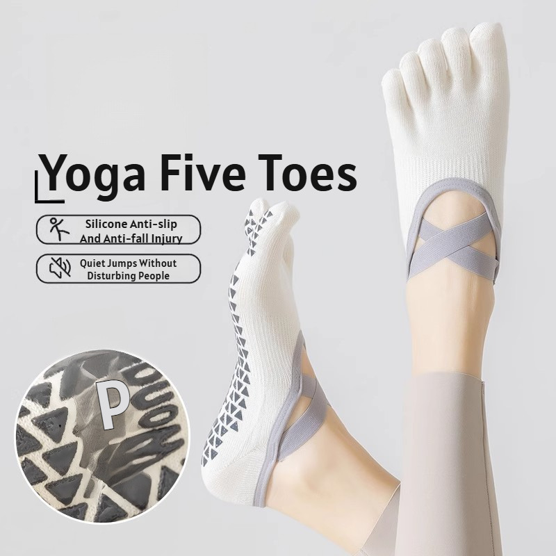 Yoga Pilates Yoga - Chaussettes de yoga fines à cinq