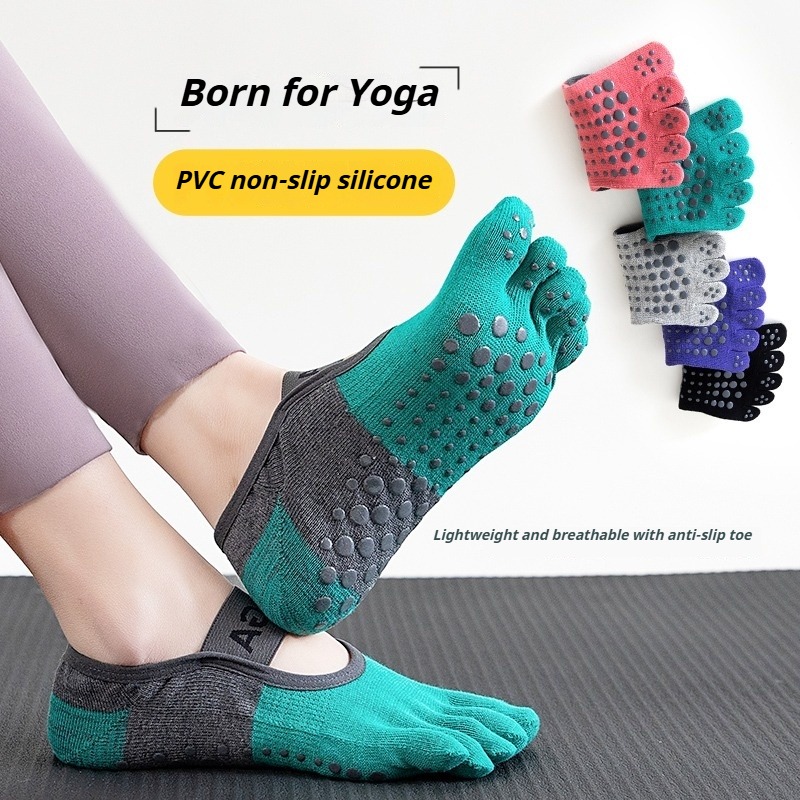 Yoga Pilates Yoga - Chaussettes de sport antidérapantes à cinq