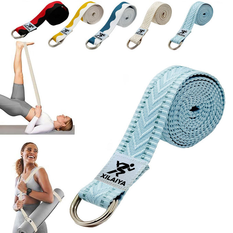 Pilates Yoga Matte - Sangle réglable antidérapante, adaptée au yoga,