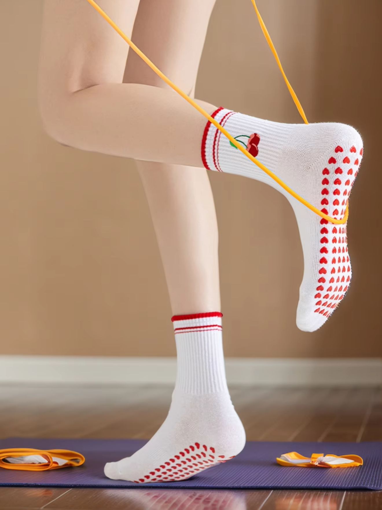 Yoga Pilates Yoga - 1 paire de chaussettes de yoga