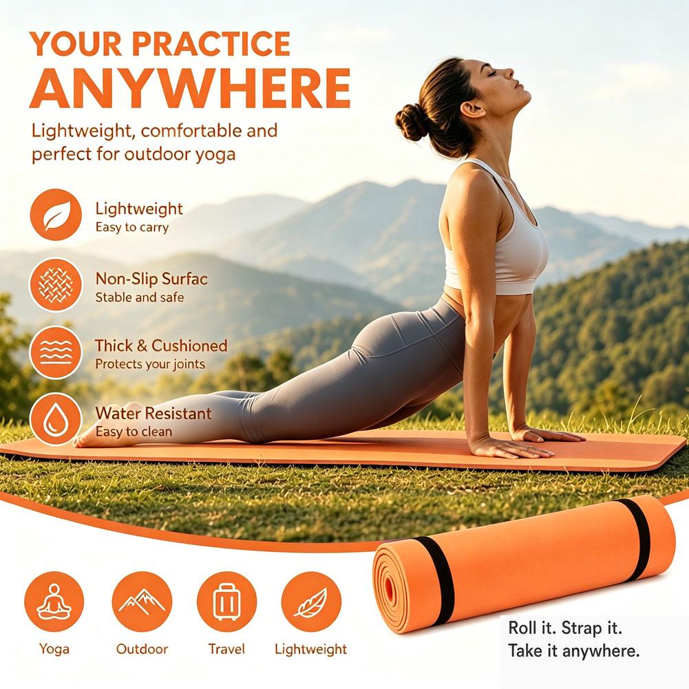 Tapis de yoga antidérapant 180 - Pilates Yoga Matte avis et prix