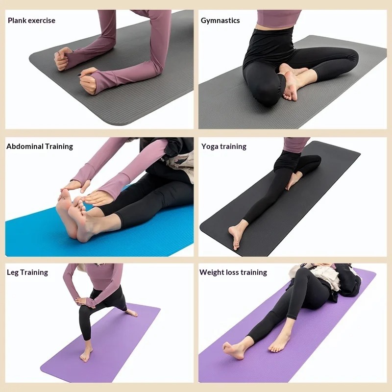 Tapis de yoga extra épais anti - Pilates Yoga Home Workout avis et prix