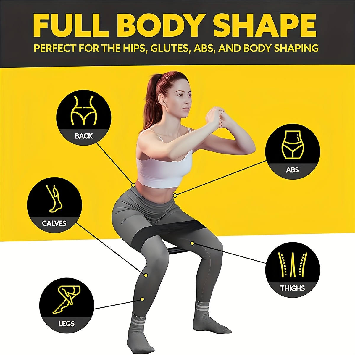 Ensemble de 3 bandes de résist - Pilates Yoga Home Workout avis et prix