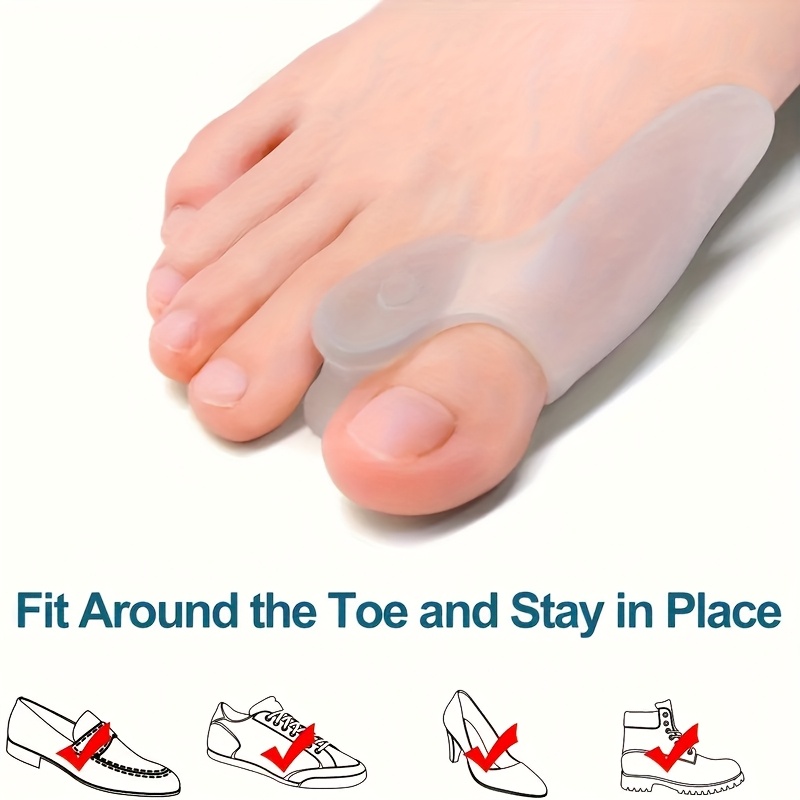 1 paire de couvre-orteils en s - Toe Separator Silicon avis et prix