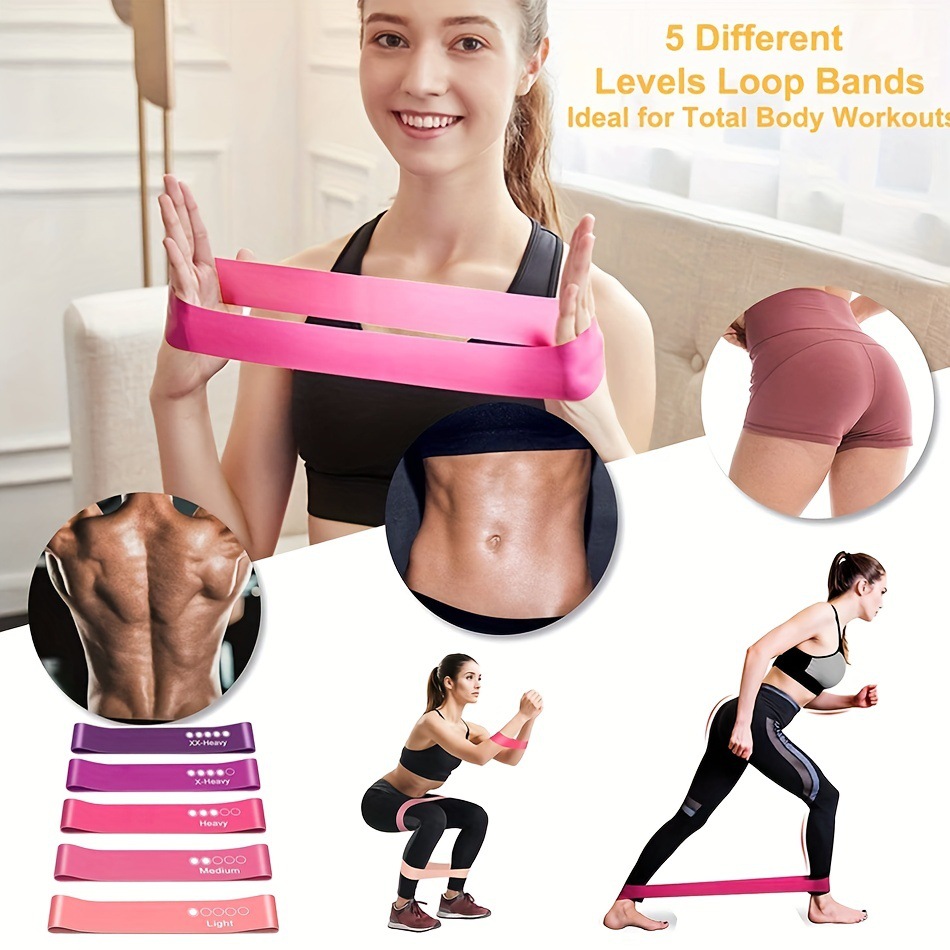 Ensemble de 5 bandes de résist - Pilates Yoga Kit avis et prix