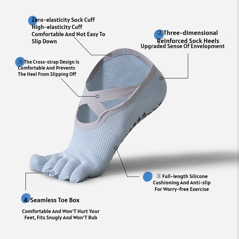 Chaussettes de yoga fines à ci - Yoga Pilates Yoga avis et prix
