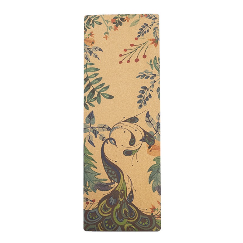 Tapis de yoga en liège imprimé - Pilates Yoga Home Workout avis et prix