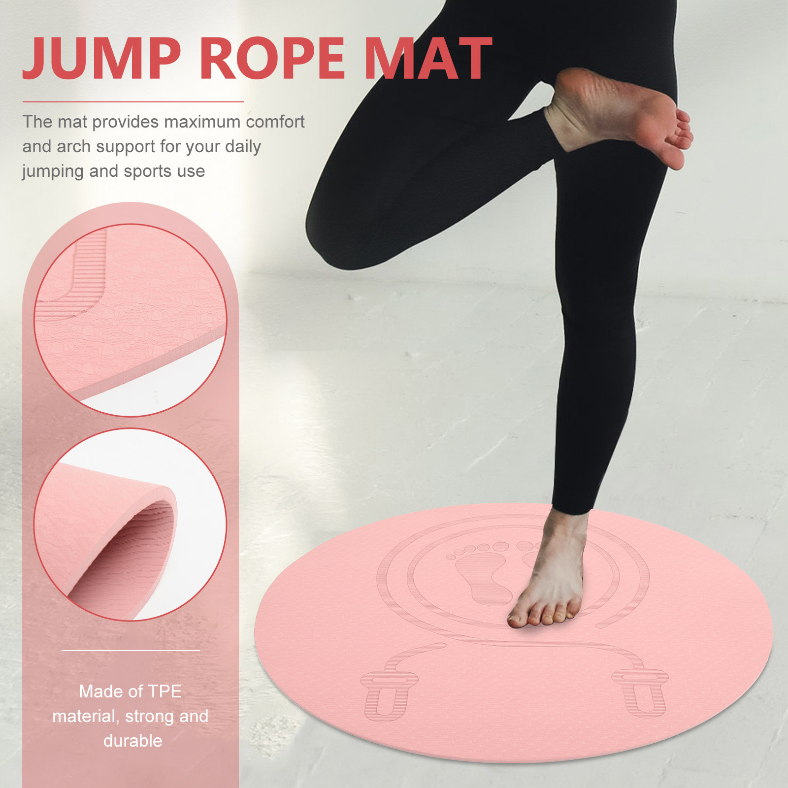 Tapis de saut à la corde en TP - Pilates Yoga Hot avis et prix