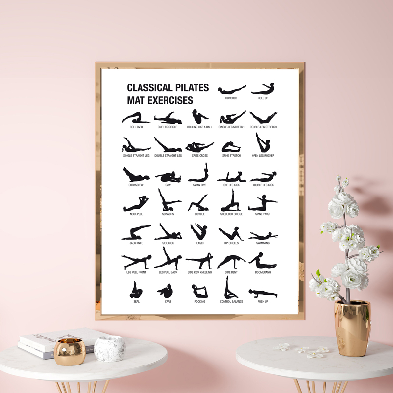 Affiche de tableau d'entraînem - Yoga Pilates Yoga avis et prix