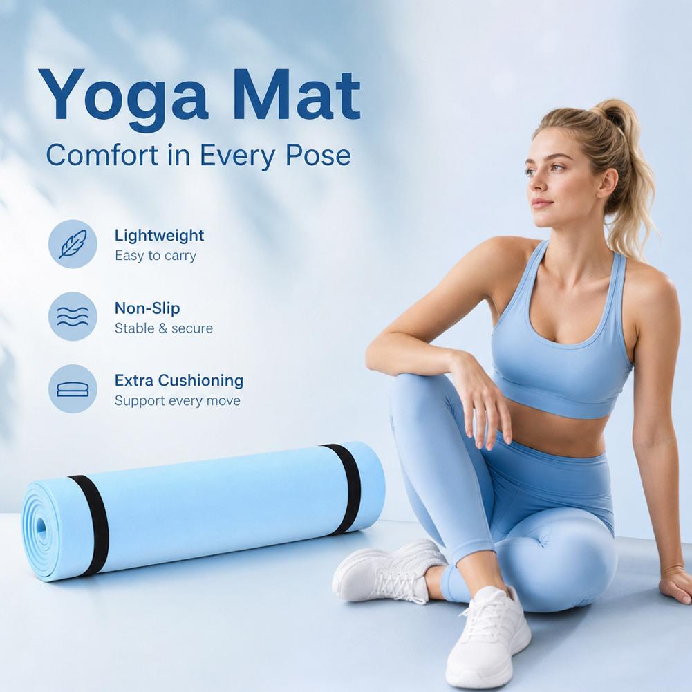 Tapis de Yoga épais antidérapa - Pilates Yoga Matte avis et prix