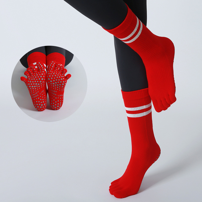 Chaussettes de yoga à cinq doi - Youtube Yoga Pilates avis et prix